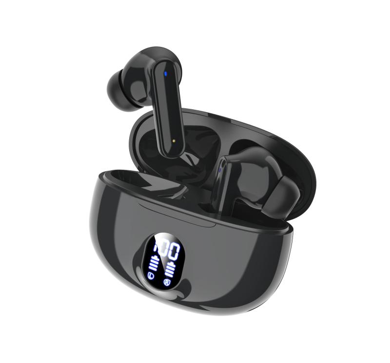 ワイヤレスイヤホン 2025新傑作モデル イヤホン bluetooth マイク付き ブルートゥース ENCノイズキャンセリング LEDディスプレイ表示 Hi-Fi音質 自動ペアリング 瞬間接続 ハンズフリー通話 コード