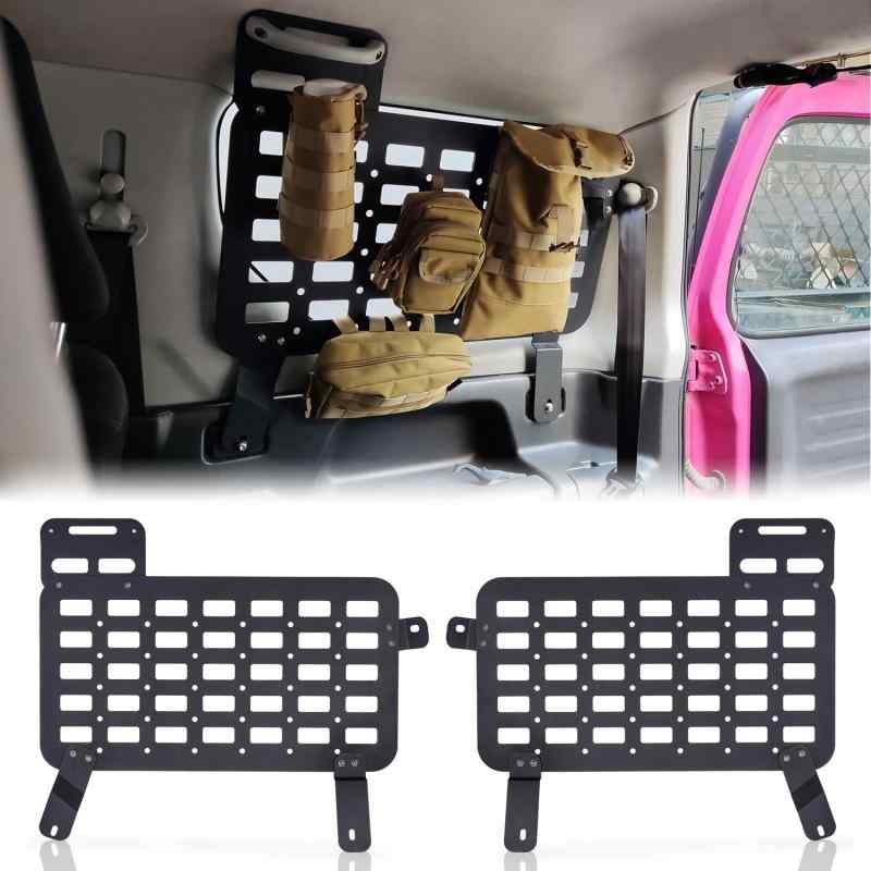 樂天商城 - スズキジムニー トランク拡張棚 JB23ジムニーシエラJB43 トランク収納ブラケット 拡張ラック 荷物棚 吊り下げ収納 カスタム 内装パーツ アクセサリー 防錆 左右セット アルミニウム合金 2点