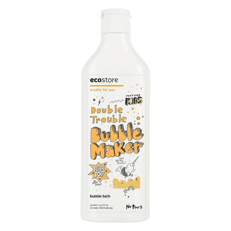 ecostore(エコストア) バブルバス 洋ナシ ペアーポップ 400mL 泡風呂 子供用 キッズ用 入浴料 泡 お風呂 肌にやさしい