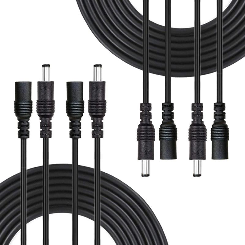 DC延長ケーブル DC/AC電源延長ケーブル 2.1mm x 5.5mm電源アダプタLED带电源线A ...