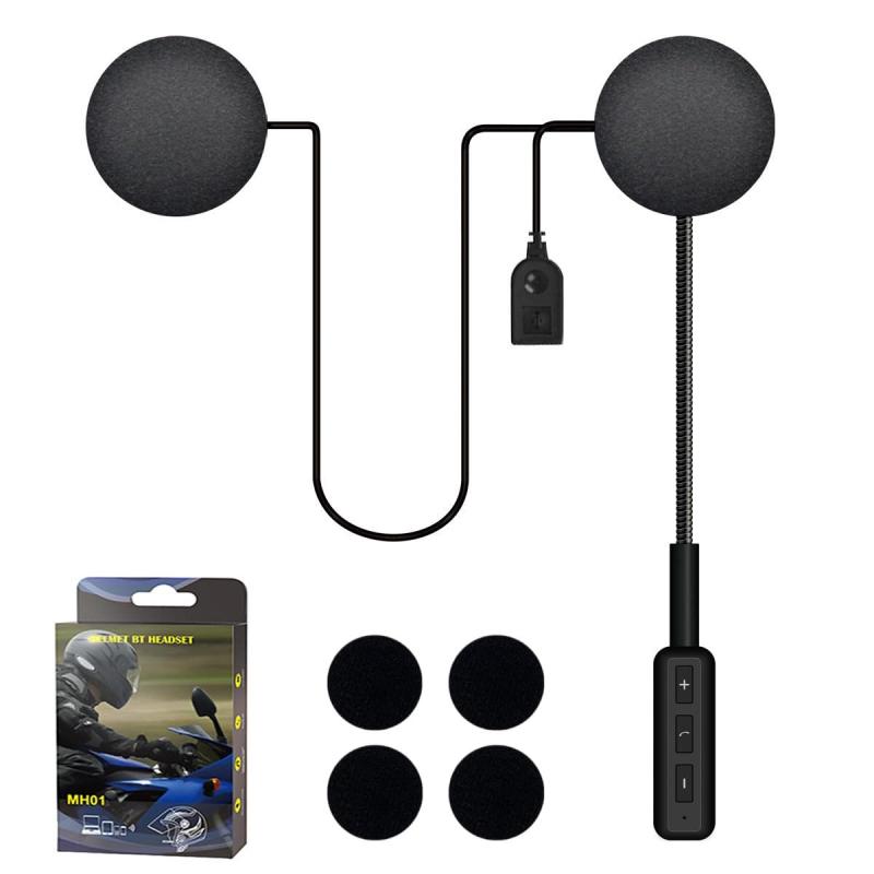 最新型改良 オートバイヘルメット ヘッドセット イヤホン バイク インカム インカム バイク用 スピーカー bluetooth 5.0 クリアな音質 操作簡単 取り付けが簡単 クリアな音声ナビゲー