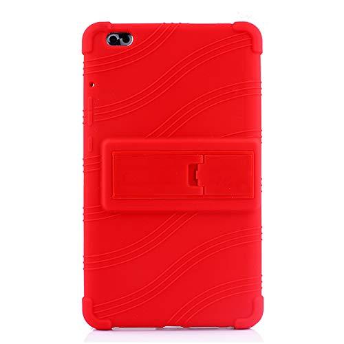 docomo dtab Compact d-02K/uawei onor Waterplay ケース カバー 8.0インチ スタンド機能付き スタンド調整可能 衝撃吸収 シリコン 保護フィルム付き