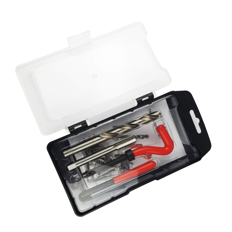 WISEPICKスレッド修理キット、ドリルヘリコイル修理キット、自動修理用の互換性のあるハンドツールセット