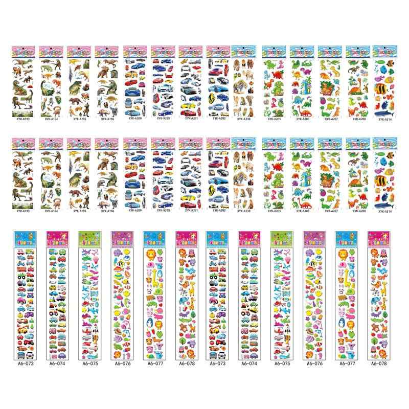 手帳 シール かわいい ふわふわシール シール 子供&幼児シール 男の子 女の子 40枚 シールセット大量 30種類シートデザイン デコシール キラキラ シールマルシェ 3Dテッカーシール ステッ