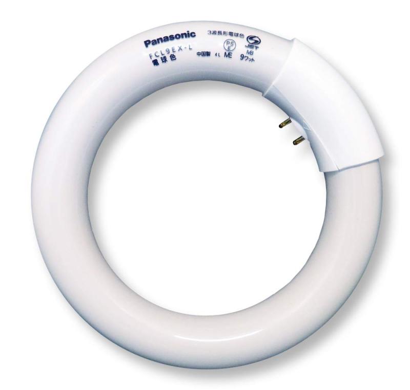 パナック 丸形蛍光灯 《パルック蛍光灯》 スタータ形 9W 3波長形電球色 FCL9EX-LF