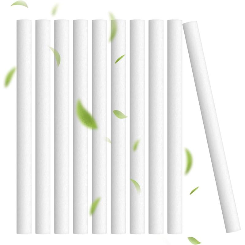 樂天商城 - 綿棒 加湿器専用 加湿器フィルター 給水芯棒 加湿器 フィルター 棒 替え芯 交換フィルター 小型卓上加湿器汎用品 強力な吸水性 自由裁断でき 8x200mm (10個セット)