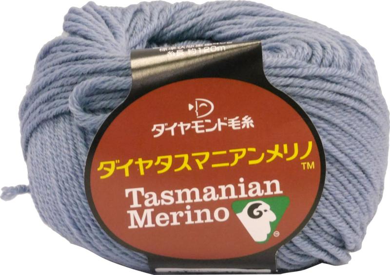 樂天商城 - ダイヤモンド毛糸 ダイヤタスマニアンノ 毛糸 並太 col.746 ブルー 系 40g 約120m