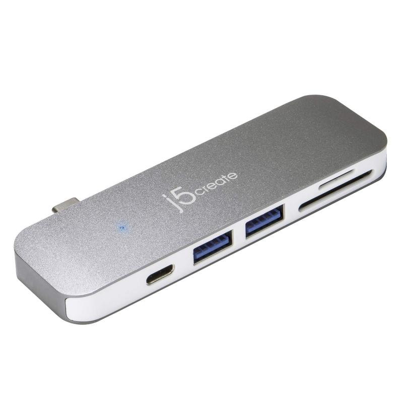 USB C 6in1 ドッキングステーション USB A x 2 USB C 高速転送5Gbps PD60W SD/MicroSD カードリーダーライター Windows/Chrome OS/MacOS MacBook Air/Pro, XPS, i