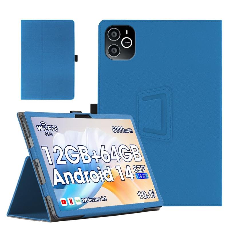 ~15 inches - For Wpawa 10-A 専用ケース 10.1インチ カバー 360°全面保護 スタンド機能 多視角調整 ペンホルダー付き 衝撃吸収 キズ防止 磁気吸引 タブレットケース 薄型 軽量 持ち運びに便利なハ