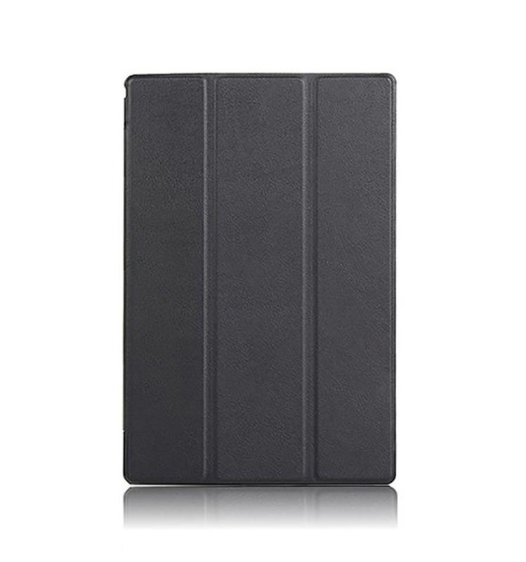 For xperia Z2 tablet ケース SONY SGP511 / SONY SGP512 / au SOT21 / docomo SO-05F ケース スタンド機能付き 三つ折型 超薄型 内蔵マグネット開閉式 PUレザーカバー スリープ喚起機