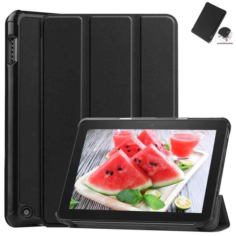 fire 7 カバー 2022 第12世代 7 インチ 対応 Fire hd 7 ケース 三つ折スタンド 横置 軽量 薄型ファイヤー7タブレット カバー 耐衝撃PUレザーFire hd 7 ケース 2022年発売 マグネットオートスリープ機能 f