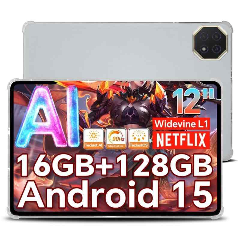 Other - For T60AI タブレット 専用 ケース 強化されたコーナー 黄ばみなし 軽量 TPU耐衝撃 落下防止 耐摩耗性 防水性 指紋防止 より良い滑り止め すり傷防止 T60AI 12インチ 保護カバ