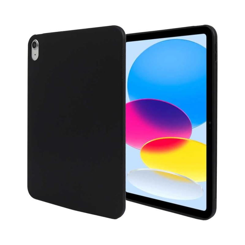 SONY - iPad 10.9インチ 用 第10世代 2022 ソフトケース ブラック カバー マットブラック Timber