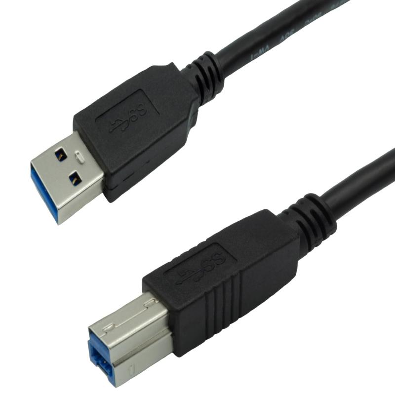 NEC - エスエスエーサービス USB3.0 A オス－USB3.0 B オス ケーブル約70cm 外付けDD ハードディスク 光学ドライブ接続に SU3-AB70BK