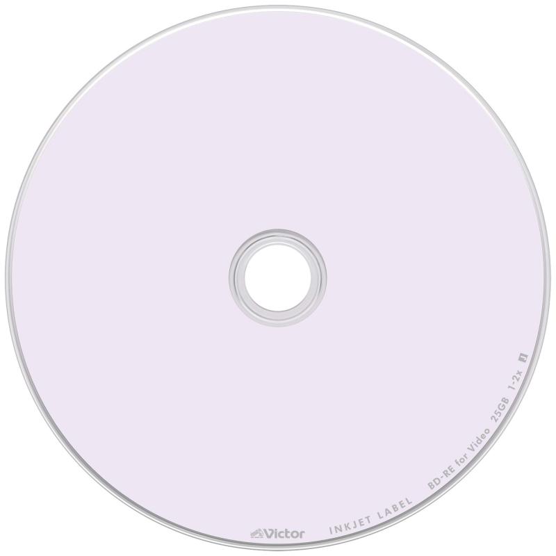 ビクター(Victor) くり返し録画用 BD-RE VBE130NPX10J1 (片面1層/1-2倍速/10枚) カラーMIX