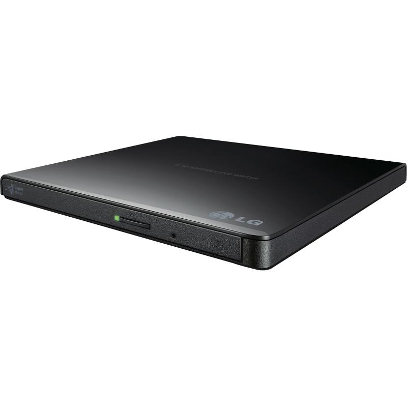 樂天商城 - LG 外部CD DVDドライブ EXT 8x Slim USB DVD Black GP65NB60
