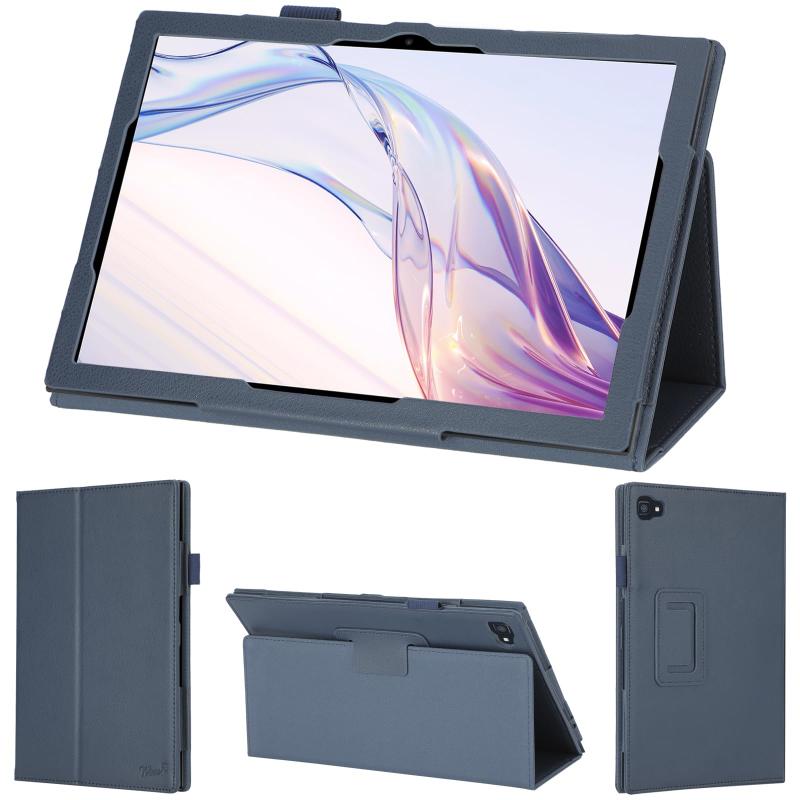 wisers aiwa tab AB10 (6) JA3-TBA1004-6 専用タブレットケース 10.1インチ 対応 (保護フィルム 付き/スタンドタイプ) タブレットカバー 2023 新型