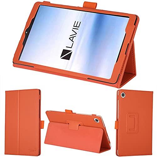 Wisers LAVIE T8 ケース タッチペン・保護フィルム付 T0855/C T0875/C PC-TAB0802 8インチ タブレット カバー [2021年新型]