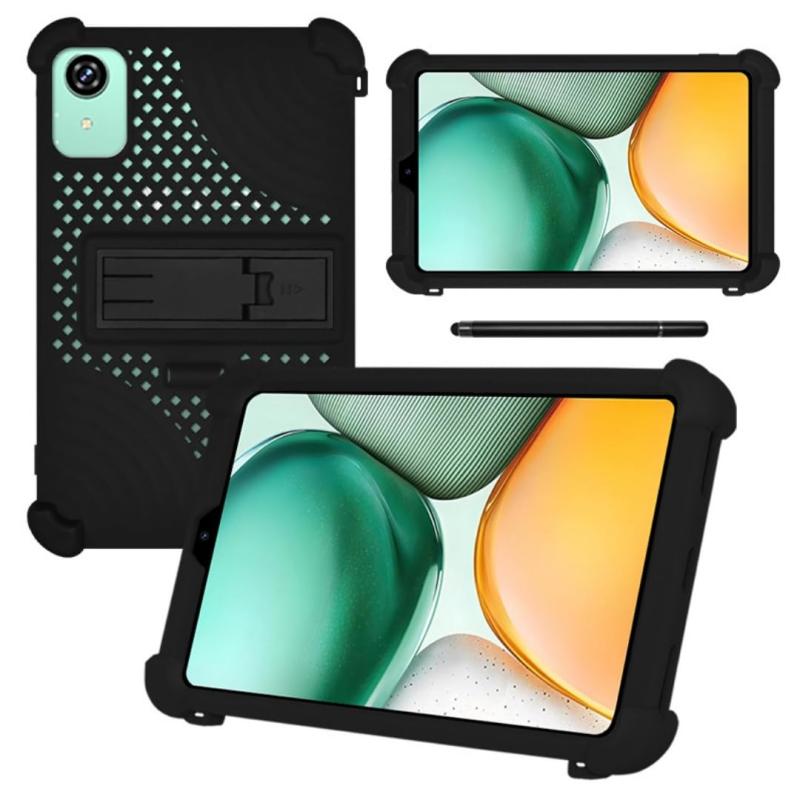 I10 Plus 対応 ケース スタンド付き I8 Plus ソフトケース 背面カバー はめ込み 放熱ホールあり シリコン 耐衝撃 AX I10plus 対応 タブレットカバー 軽量