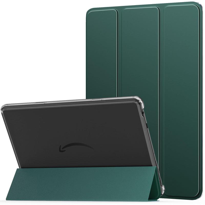 FireD10 ケース 保護カバー 手帳型 スタンドケース オートスリープ対応 高級PUレザー外装 PC製シェルケース マイクロファイバー裏地 軽量 薄型 傷つき/汚れ防止