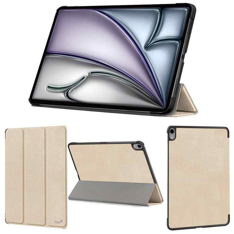 wisers iPad Air (M2) 11インチ タブレットケース 2024年 春モデル 対応 (保護フィルム 付き/スリムタイプ) タブレットカバー