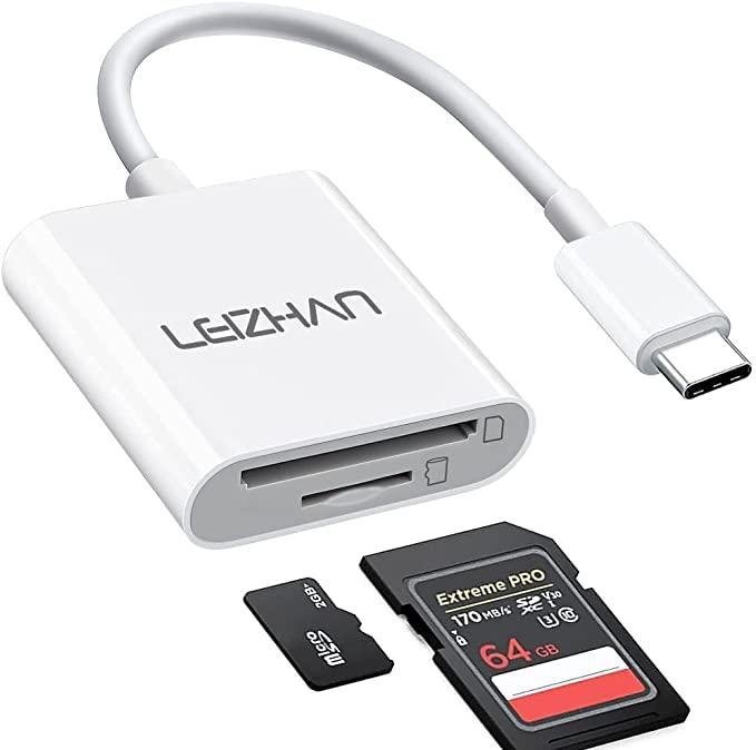 Type-C SD カードリーダー 3in1 最新双方向 高速データ転送 2in1 タイプC用usbカメラアダプタ SDカードリーダー アプリ不要 変換ケーブル USB デジカメ カメラ SDカードカメラリーダー Micro SD/S