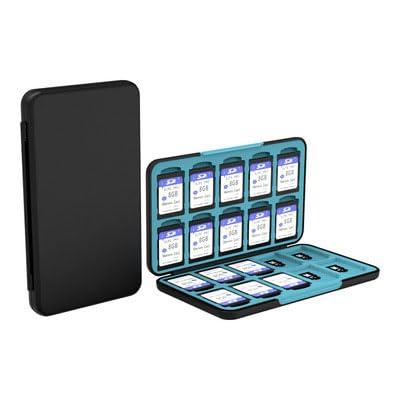 MAN SDカード ケース 40枚収納 （SD*20枚＋microSD*20枚） 、SDメモリーカードケース 、SDカード収納ケース メモリーカードケース 、防水 防塵 耐衝撃 SD S SDXC TFカード収納