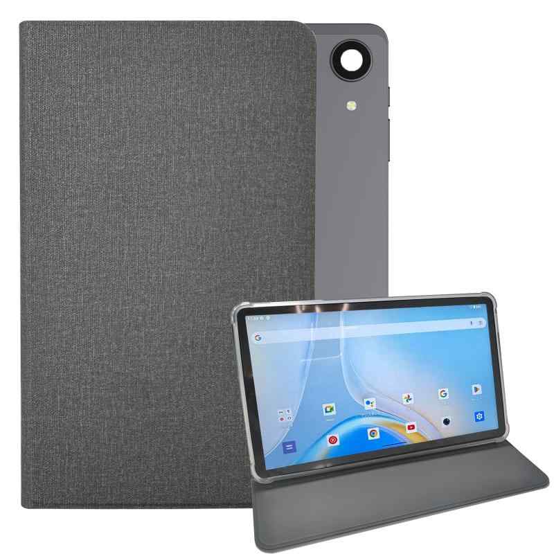 Android 15 タブレット用ケース Tab 8 SE 専用カバー TPU+PU保護カバー 画面分割・顔認識機能に干渉しない設計 スタンド機能付き