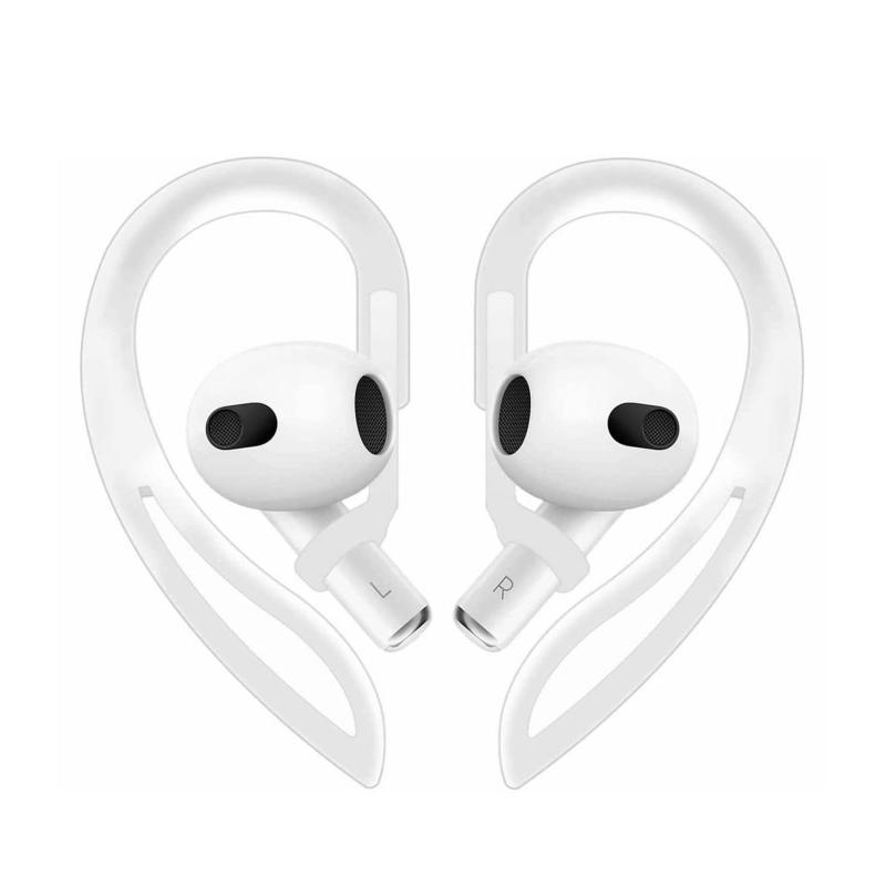樂天商城 - AirPods Pro 3 用 イヤーフック AirPods Pro2/1 AirPods 4/3/2/1対応 360度回転 シリコン製 イヤーループ アップル ワイヤレス イヤホン対応 落下防止 紛失防止 スポーツ最適 透明 2個入