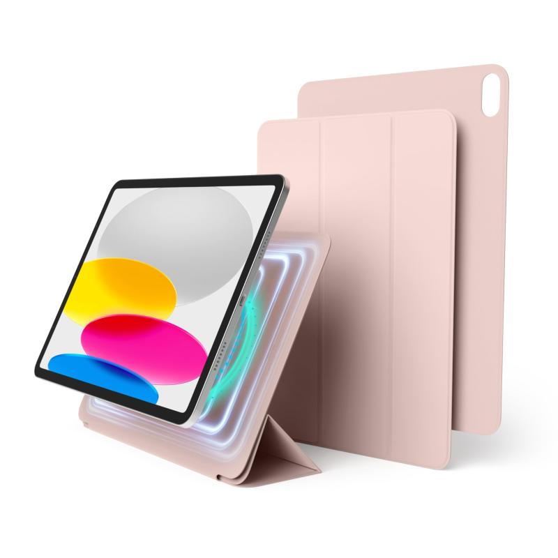 elago iPad 10.9 (2022) 対応 ケース スタンド カバー 強力 マグネット 式 角度調整 可能 iPadスタンド 2段階 角度 変更 背面 保護 マグネットスタンド シンプル アイパッド10.9ケース [ Apple iPad10.9