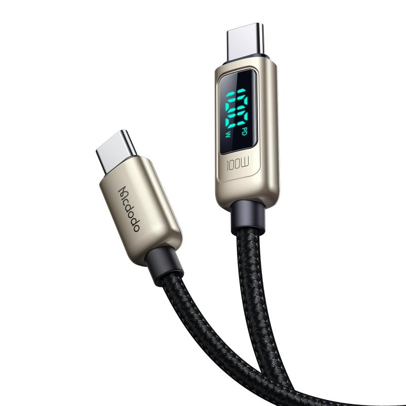 PD 100W急速充電 USB-C to USB-Cケーブル 出力スクリーン表示ケーブル