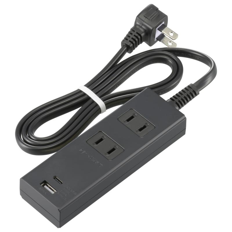オーム電機 電源タップ 2個口