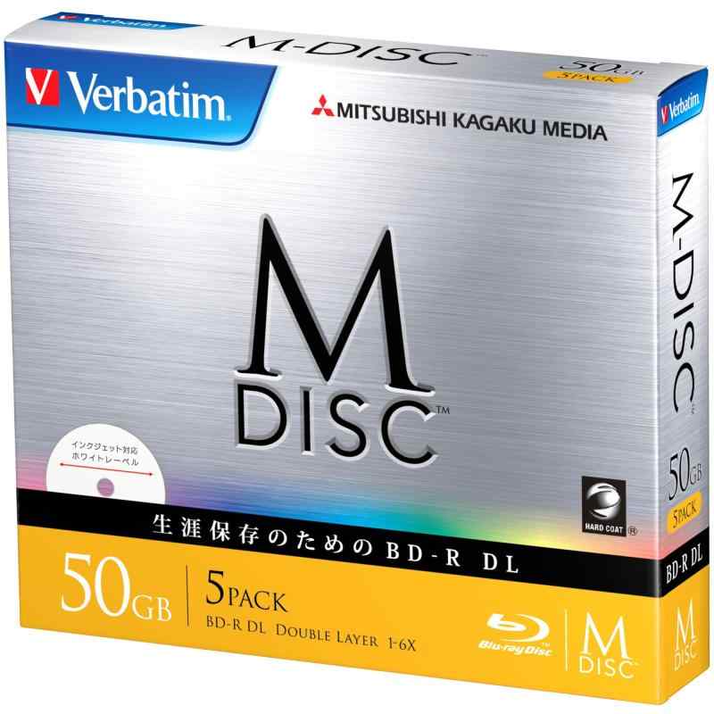 Verbatim バーベイタム M-DISC 長期保存 ブルーレイディスク 1回記録用 BD-R