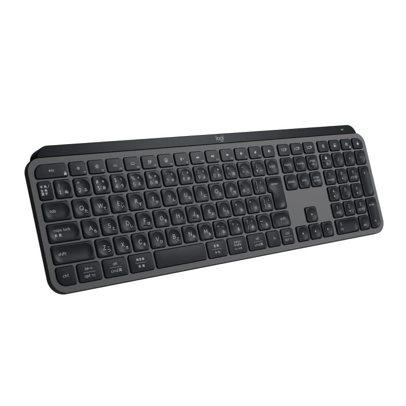 ロジクール MX KEYS S ワイヤレス キーボード KX800s Bluetooth Actions 対応 Mac iPad iOS FLOW Easy-Switch 無線 薄型 USB TYPE-C 充電式 ワイヤレスキーボード