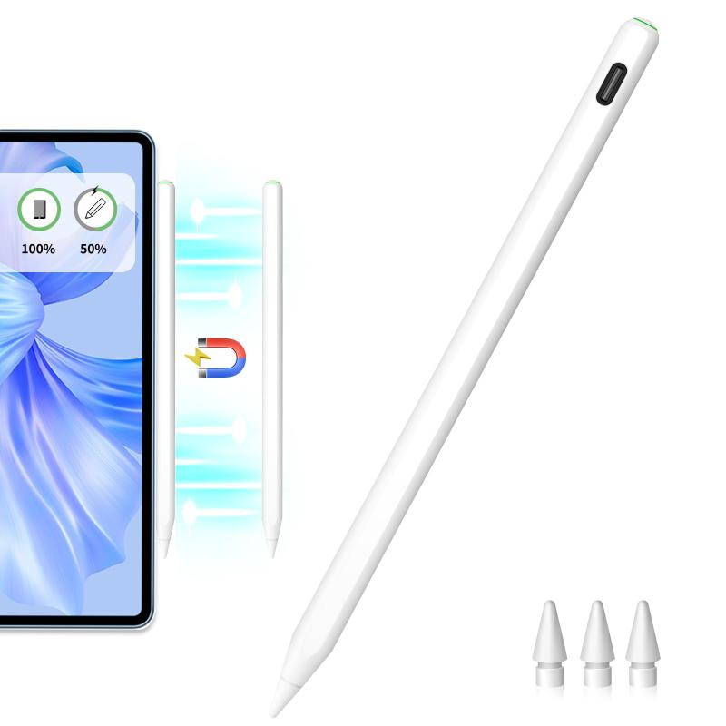 磁気ワイヤレス充電 アップルペンシル 第 2 世代: 傾き感度パームリジェクション機能付き iPad 用ペンシル - iPad Air 3 4 5th - iPad Mini 5 6th - iPad 6-10 Gen - iPad Pro 11 12.