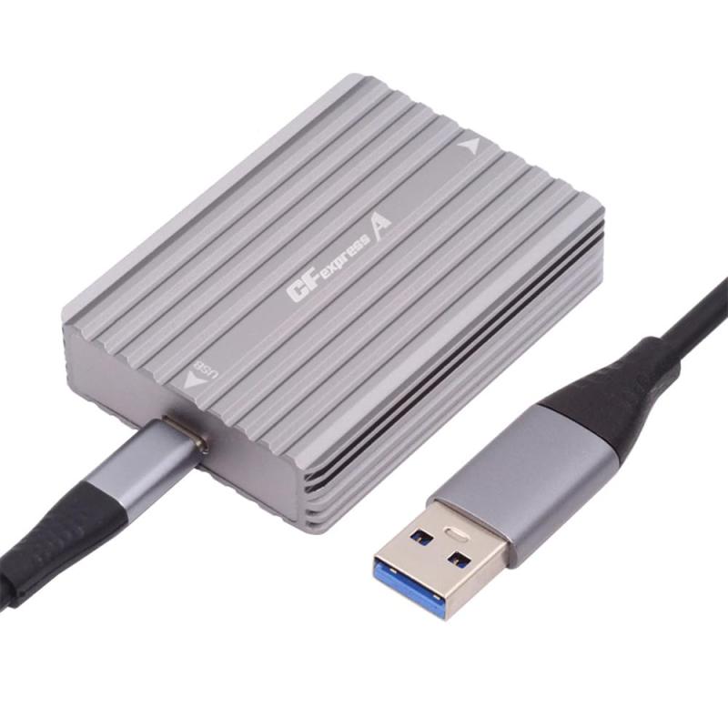 Xiwai USB-C CFE メモリカード アダプター リーダー USB3.1 Type-C USB3.0 Type-A から CF Express Type-A および Type-B CFA R5 Z6 Z7 CFB デュアル スロット拡張カード リ