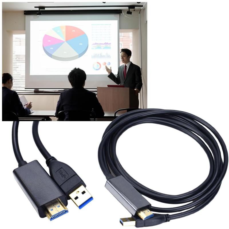 映像出力ケーブル DMI変換 USB3.0端子 高速転送 ノートパソコン プロジェクター