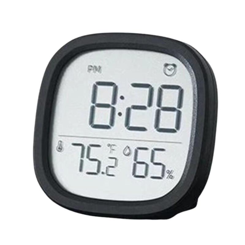 樂天商城 - Acid デジタル目覚まし時計 置き時計 マグネット付き LCD 大画面 見やすい 12/24時間 湿度と温度表示 電池式 卓上時計 アラームクロック 置き掛け兼用