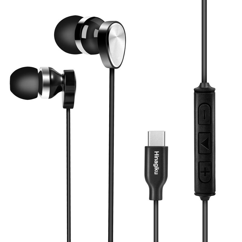 樂天商城 - USB-C カナル型 イヤホン Type-C 端子、三つのボタン、通話の応答/拒否、音楽の再生/一時停止、快適な装着感、高い遮音性、ノイズキャンセリング、柔らかいイヤピース、高い互換性(App