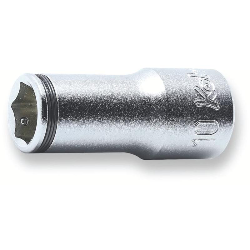 山下工業研究所 コーケン グリップソケット 3/8(9.5mm)SQ. ナットグリップセミディープソケット 14mm 3350×-14