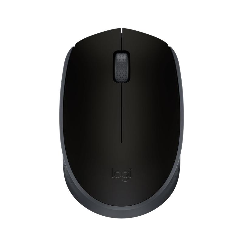 M170 2.4Gz ワイヤレス 3ボタン 光学スクロールマウス ナノUSBレシーバー付き (ブラック)