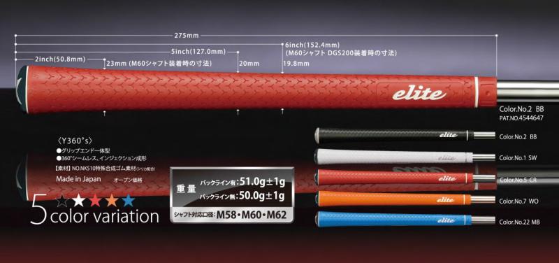 elitegrips(エリートグリップ) グリップ Y360 S Y360°S ベルニナブラック