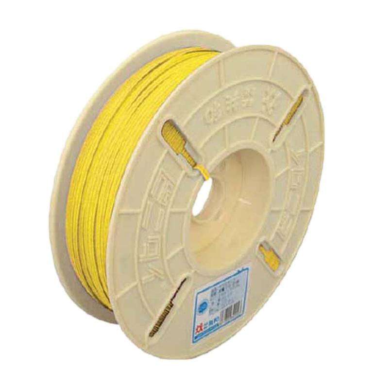 樂天商城 - ビニタイ ポリエチレン リール巻 4mm×500M 黄 Q-500-2