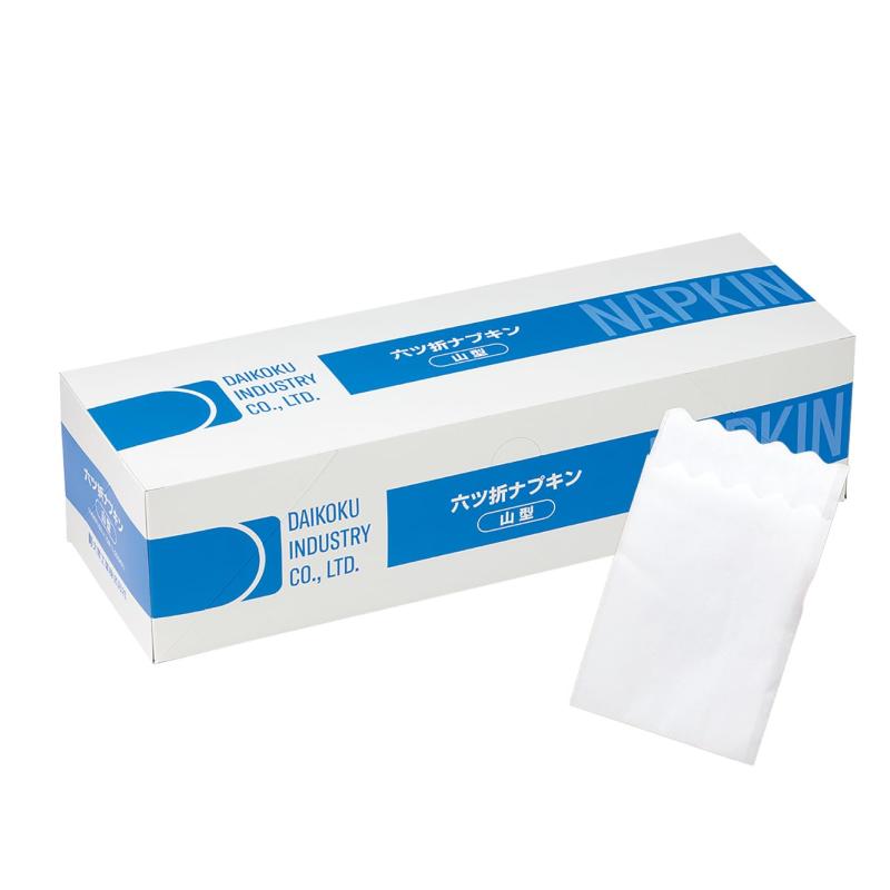 Other - 大黒工業 ペーパーナプキン 業務用 6折 ナプキン 山形 日本製 ホワイト 約24.5×25cm 1000枚入 (箱入り) 30804