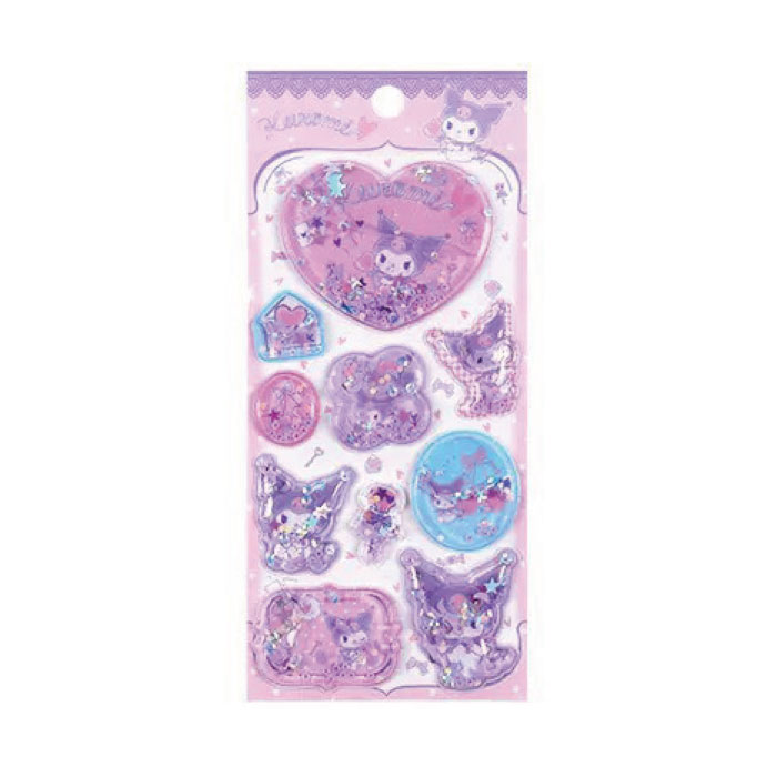 【正規品】中国公式限定 クロミ ウォーター ハート 立体デザイン シール ステッカー