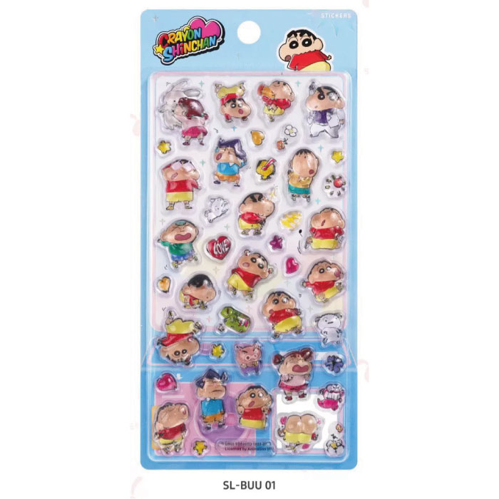 【海外正規品】クレヨンしんちゃん　ウォーターシール　4枚セット