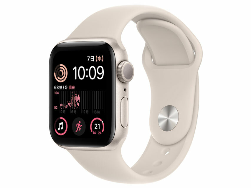 【最大2000円クーポンGET】「新品・未開封品」Apple Watch Series 7 GPSモデル 41mm MKMY3J/A [スターライトスポーツバンド][watch-series7-41mm-7854]