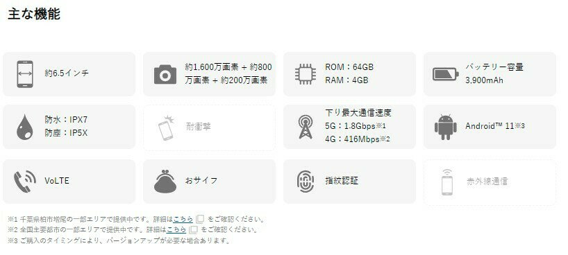【最大2000円クーポンGET】「新品 未使用品」 simフリー Libero 5G ZTE ホワイト A003ZT [Ymobile からsimロック解除済][simfree][JAN:4549046099983] - Image 2