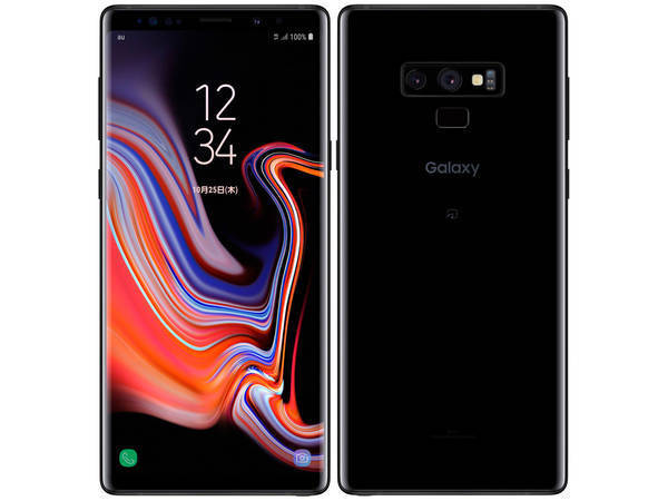「新品 未使用品 白ロム」au SIMロック解除 Galaxy Note9 SCV40 ブラック ※赤ロム保証[サムソン/Samsung][SIMフリー]