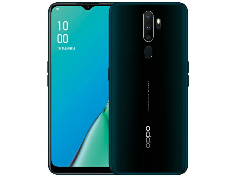 「新品・未開封品」SIMフリー UQモバイル OPPO A5 2020 Green グリーン [OPU32SGU][4GB/64GB] [oppo][スマホ][デュアルSIM]